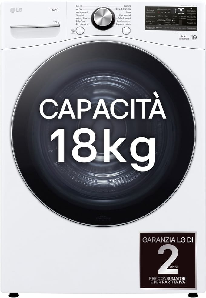 LG RH18U8AVCW - Warmtepompdroger