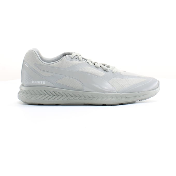 Puma Ignite Matt & Shine Grijs Synthetisch Heren Lace Up Trainers 359718 03