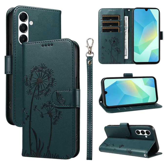 Comfycase Samsung A26 5G / A16 5G Dandelion Bookcase Hoesje Blauw