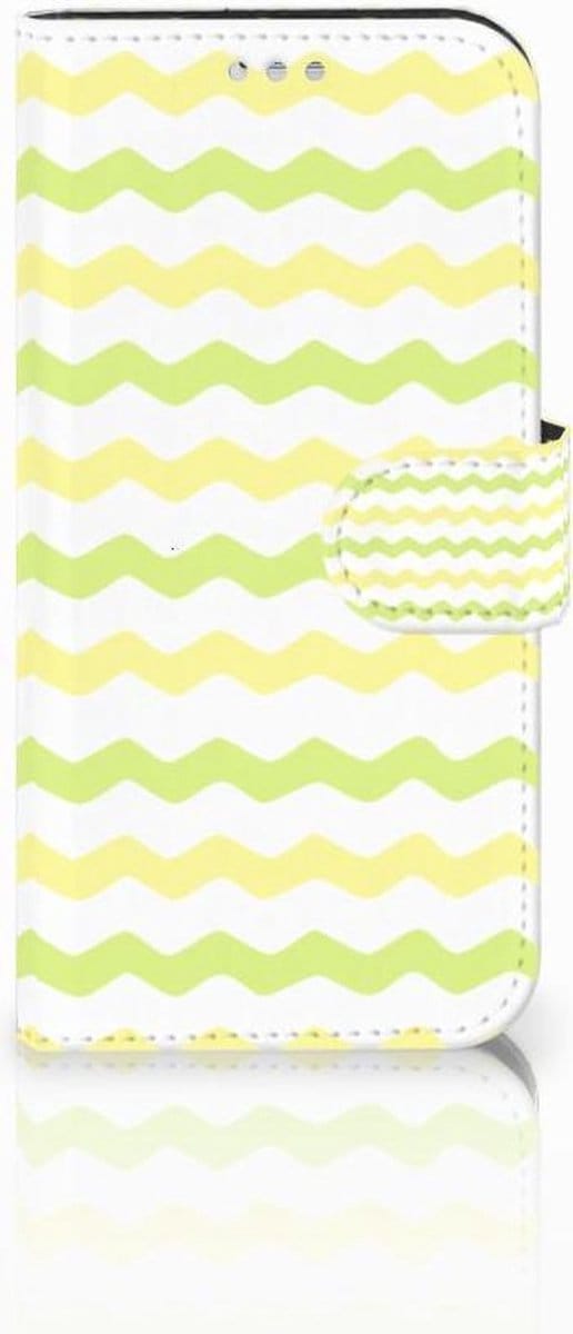 Samsung Galaxy S7 Telefoon Hoesje Waves Yellow