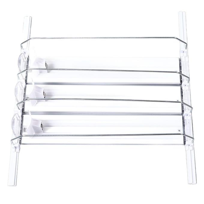 38cm Drankorganizer voor Koelkast Automatische Pusher Schuif 12oz 16oz 20oz Sodadispenser voor Koelkast White white
