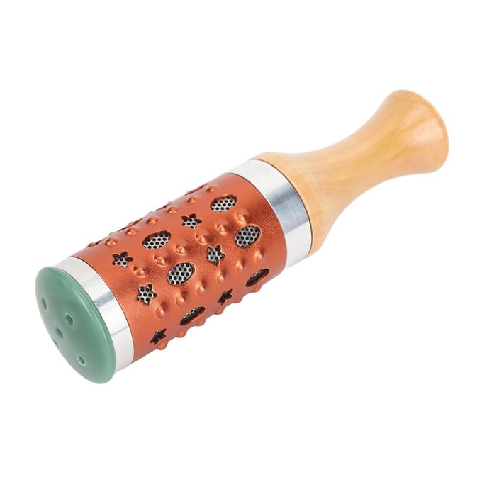 Moxa Stick Brander Houder Meerdere Gaten Snel Verwarmen Vermindert Vermoeidheid Moxibustion Stick Massage beige