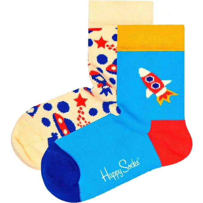 Happy Socks kids 2P sokken into space multi