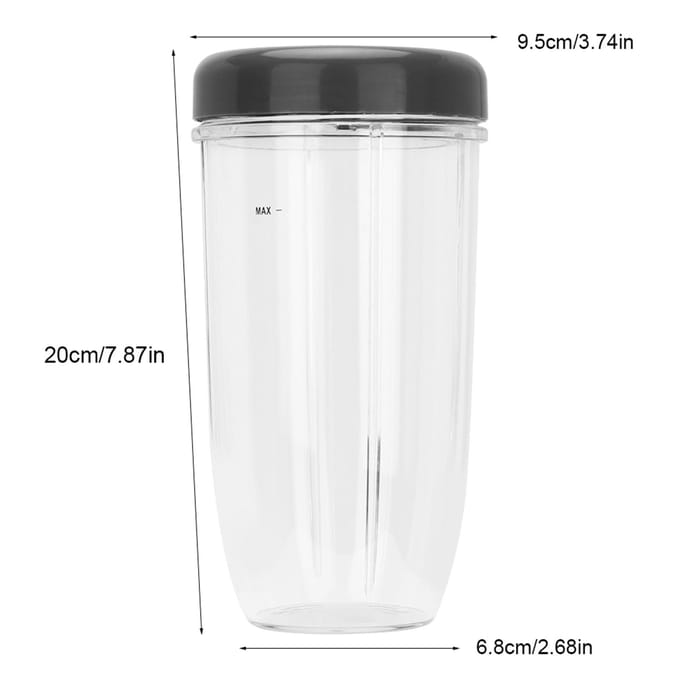 Blenderonderdelenset met deksel voor de Nutri Bullet 900W blender (32oz) white