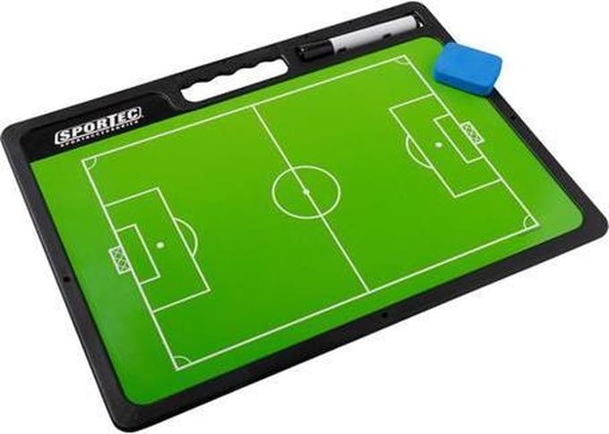 Sportec Coachbord Pro met handgreep - VOETBAL