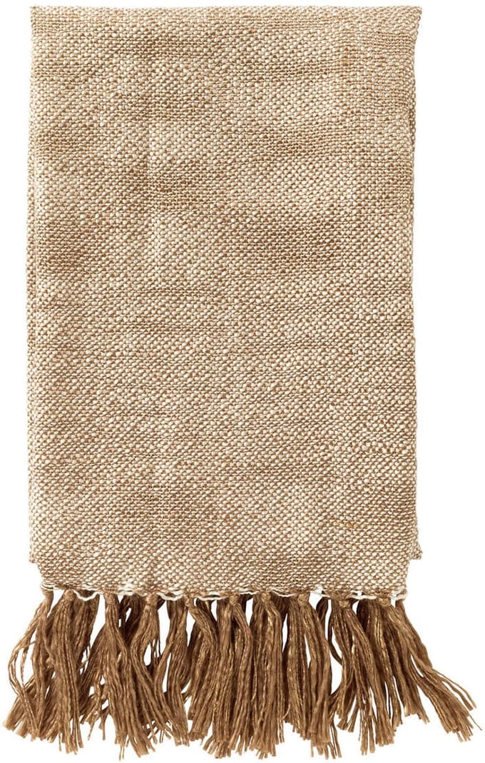 Dutch Decor - LORA - plaid 130x170 cm - gemêleerd - Greige - bruin