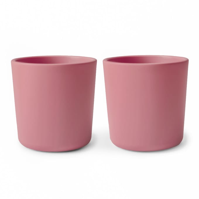 Mushie bekers dusty rose
