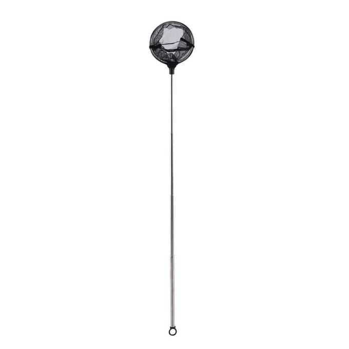 Vis Aquarium Accessoires Net Mini Verstelbaar Telescopisch Vissen Garnalen Schepnet Rond black