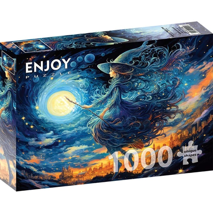 Enjoy Puzzle legpuzzel Witch's Night Out - 1000 stukjes magie.