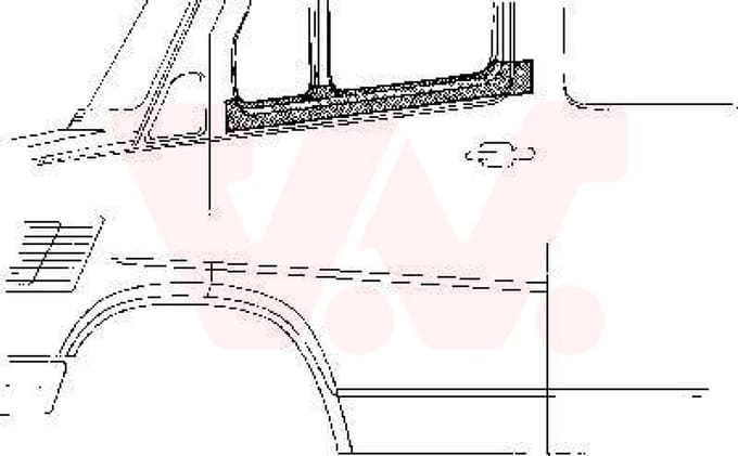 Van Wezel - PLAATWERKPANELEN AUTODEUR VOOR MERCEDES BENZ BUS 207-410 1977-1995 DUR102236VWAN