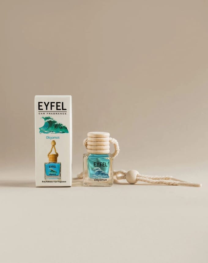 EYFEL - CAR FRAGRANCE- CAR - OCEAN - 10ML - 3 STUKS