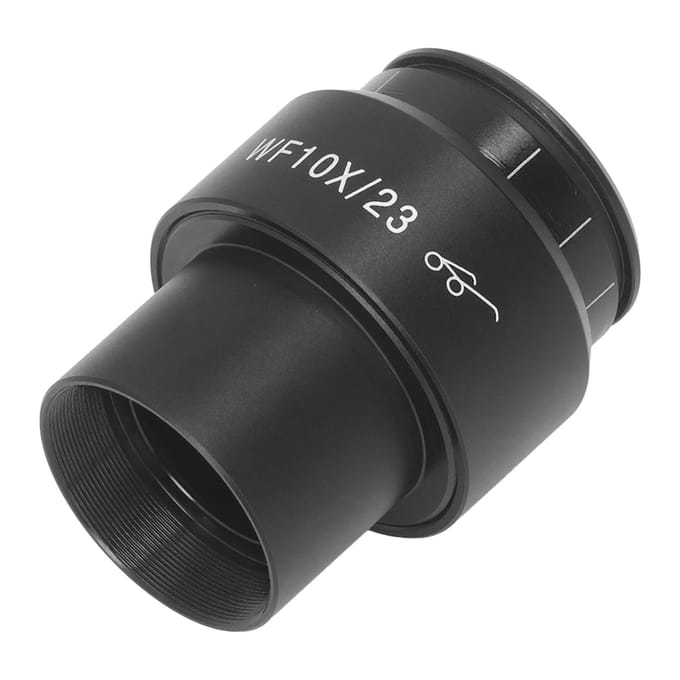 30mm Interface Microscoop Lens Groothoek WF10X23 Dioptrie Instelbaar Oculair met Huls