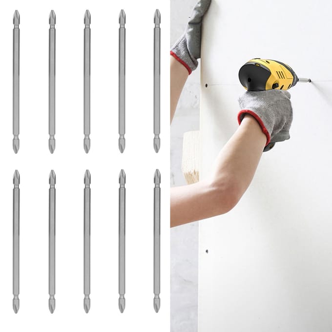 10 stuks 150mm S14 Kruiskop Boorbits Schroefkop Elektrische Schroevendraaier Bits Set Accessoire