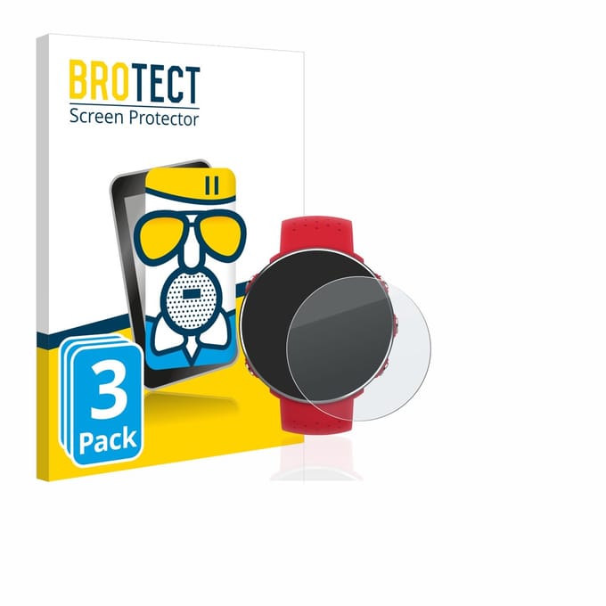 BROTECT - Screenprotector voor Polar Vantage M - Folie Beschermfolie Beschermglas matte 3 Stuks