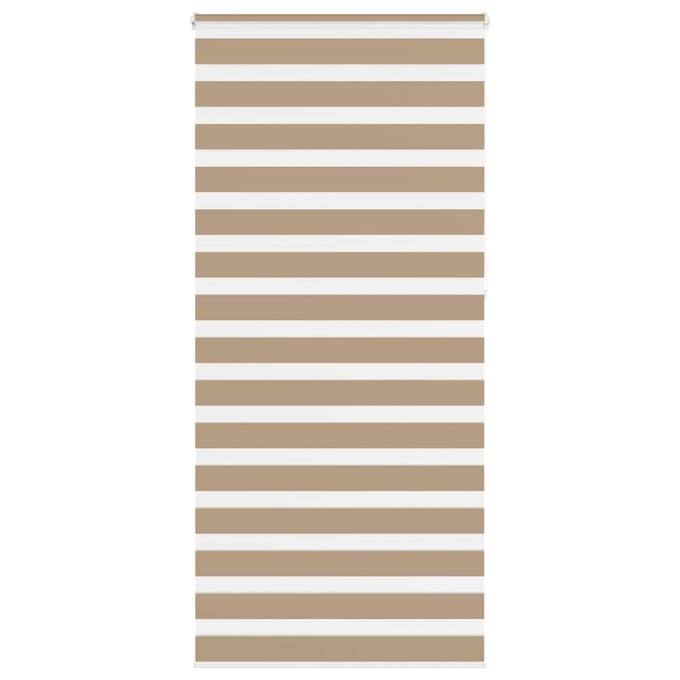 vidaXL - Zebra - Blind - 100x230 - cm - stofbreedte - 95,9 - cm - polyester - zandbruin