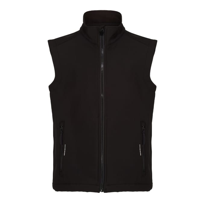 Regatta Kinder/Kids Ablaze Softshell Reflecterend Gilet (Zwart)