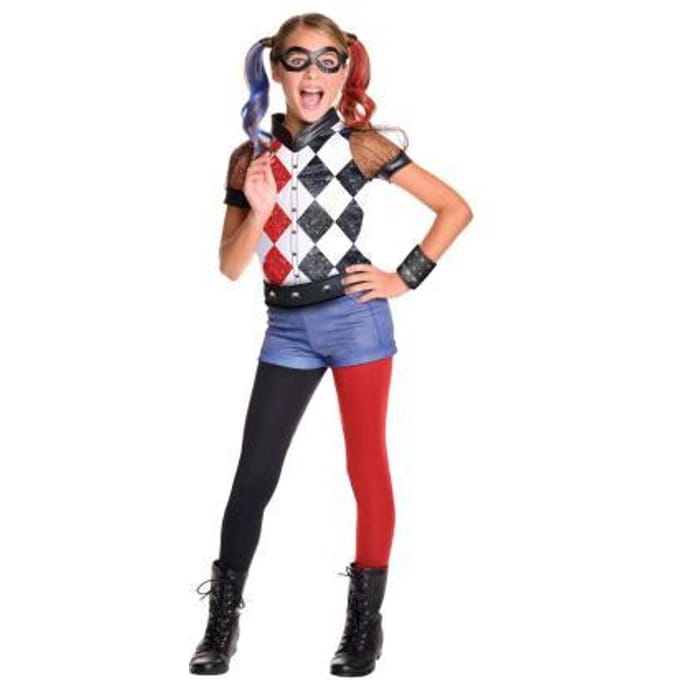 Super Heroes Harley Quinn Deluxe Feestkleding