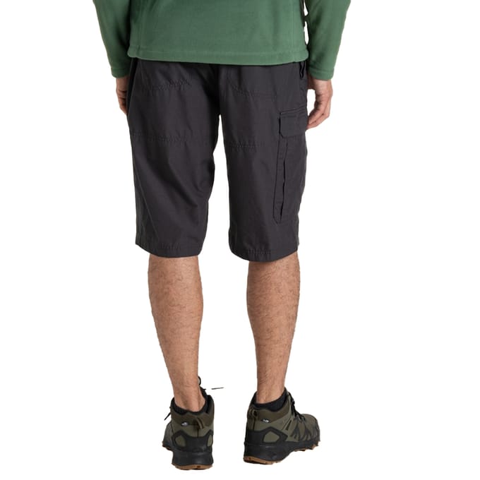 Craghoppers Heren Kiwi Lange Shorts (Zwarte peper)