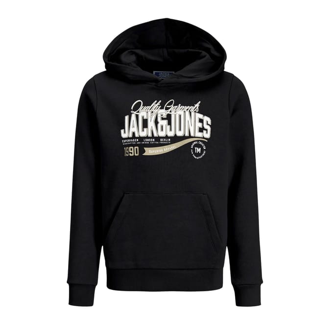 Jack & Jones Logo Sweat 2 Col Hoodie Junior - Maat 164