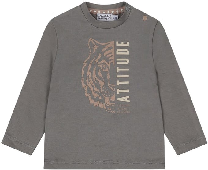 Dirkje Jongens T-shirt - Grey