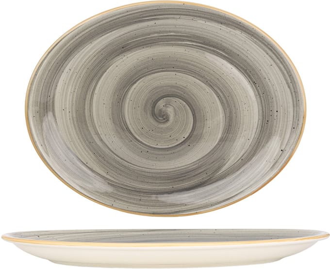 Bonna Serveerschaal - Aura Space - Porselein - 36 cm - set van 2