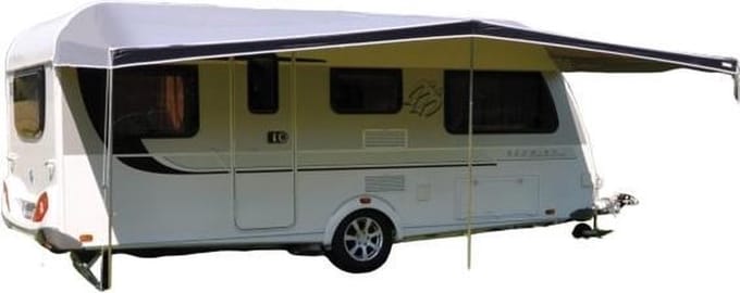 Eurotrail Combi-luifel 637 X 240 Cm Polyester Grijs