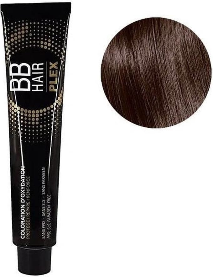 Coloration BBHAIR PLEX - 5.24 Châtain Clair Irisé Cuivré - 100ml
