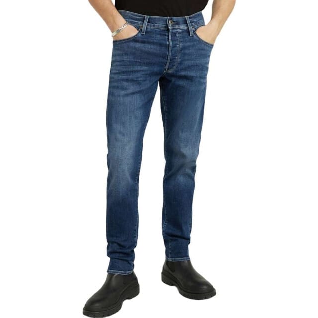 G-STAR 3301 Slim Heren Jeans - medium aged