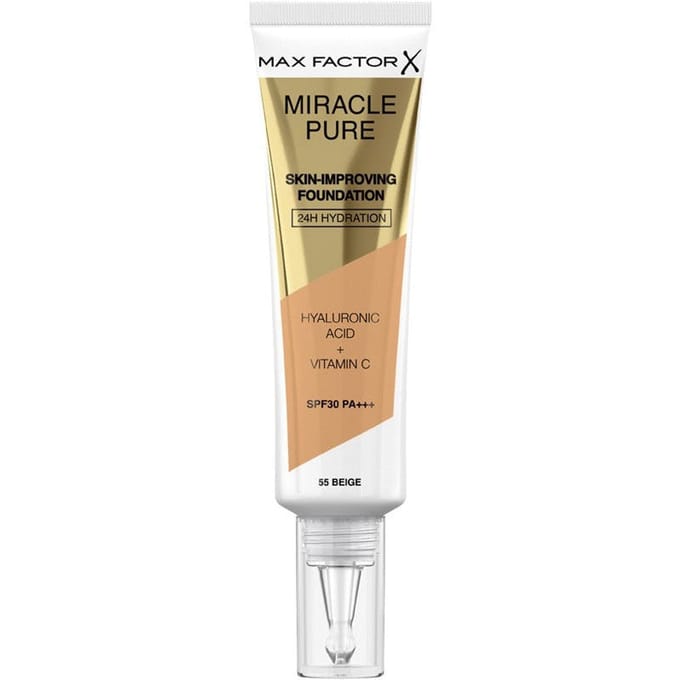Max Factor Miracle Pure Skin Improving Foundation  055 Beige
