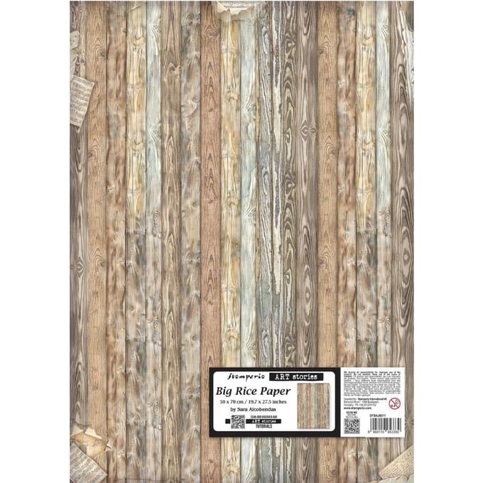 Stamperia Motief strozijde "Symphony - Wood Pattern", 50 x 70 cm