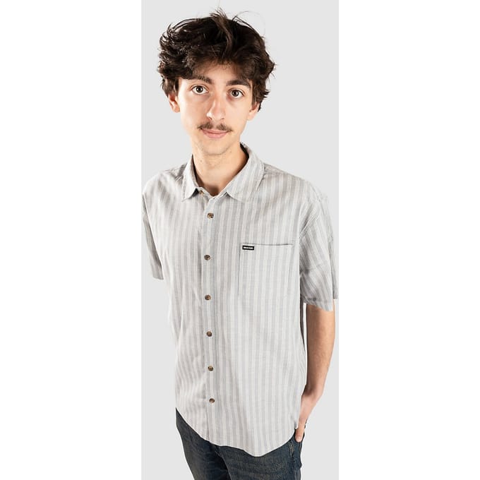 Brixton Cru Oxford Stripe Shirt patroon