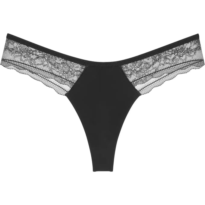 Triumph Comfort Allure String Dames Onderbroek - ZWART