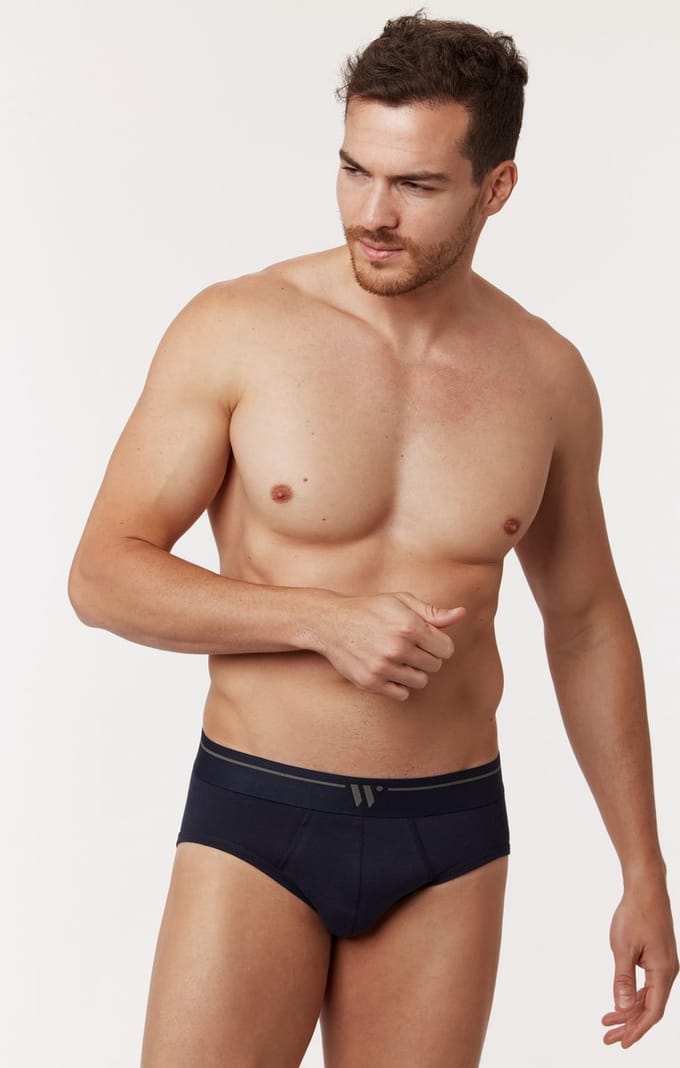 Woody Midi Slip Duopack Blauw S