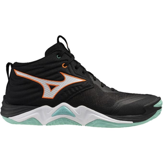 Mizuno Wave Momentum Elite Mid Indoorschoenen SR Zwart 45