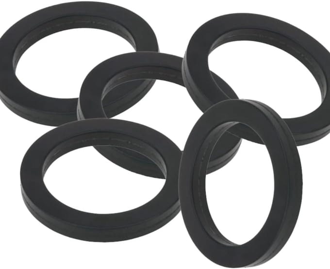 Set van 5 Rubberen Afdichtingen voor Kranen 3/4 Inch
