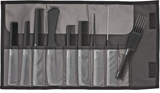 Jaguar - A-Line - Kammenset Incl. Etui - 9-Delig - Black - Carbon Edition