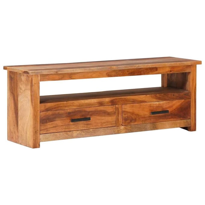 vidaXL - Tv-meubel - 118x30x40 - cm - massief - hout