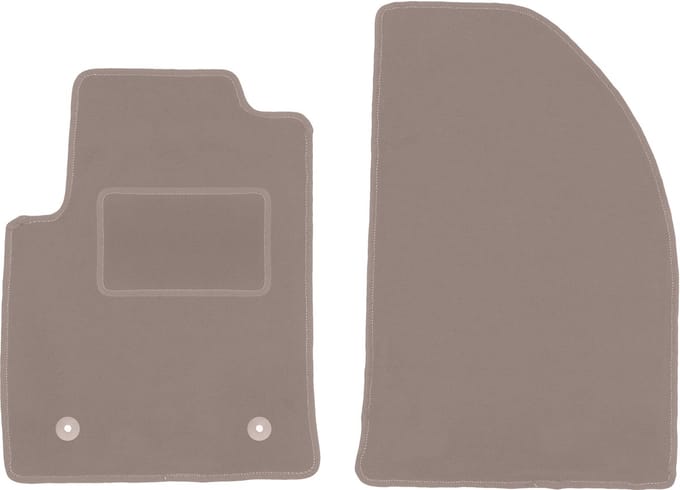 Beige voormatten voor: Ford Fusion hatchback (2005-2012)