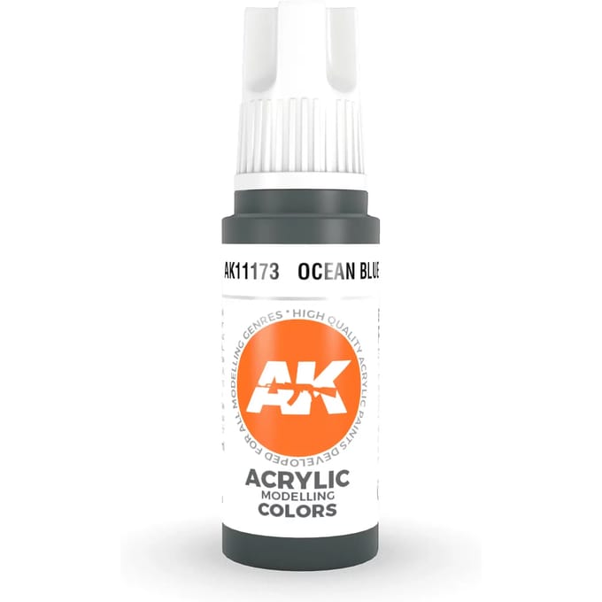 Ocean Blue Acrylic Modelling Color - 17ml - AK-11173