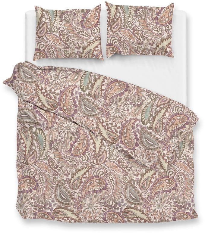 Zohome Dekbedovertrek Fe - Deken - Dekbed - Multi - 100% Katoen - Paisley - 200x220 + 2 slopen 60/70 cm