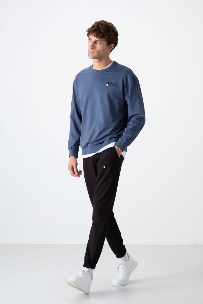 Heren Oversized Sweatshirt en Broeken Set