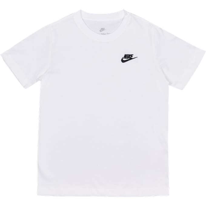 Nike Emb Futura Lbr T-shirts Kinder - Wit - Maat 147 - 158 CM