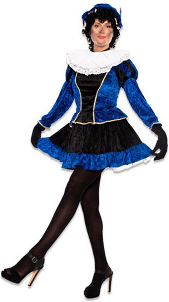 Pietjurkje met petticoat blauw (mt XL)