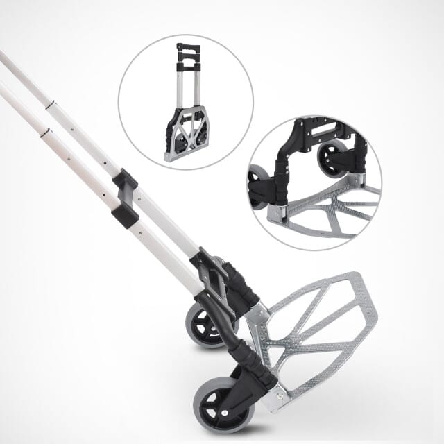 4goodz Inklapbare aluminium steekwagen 70 kg