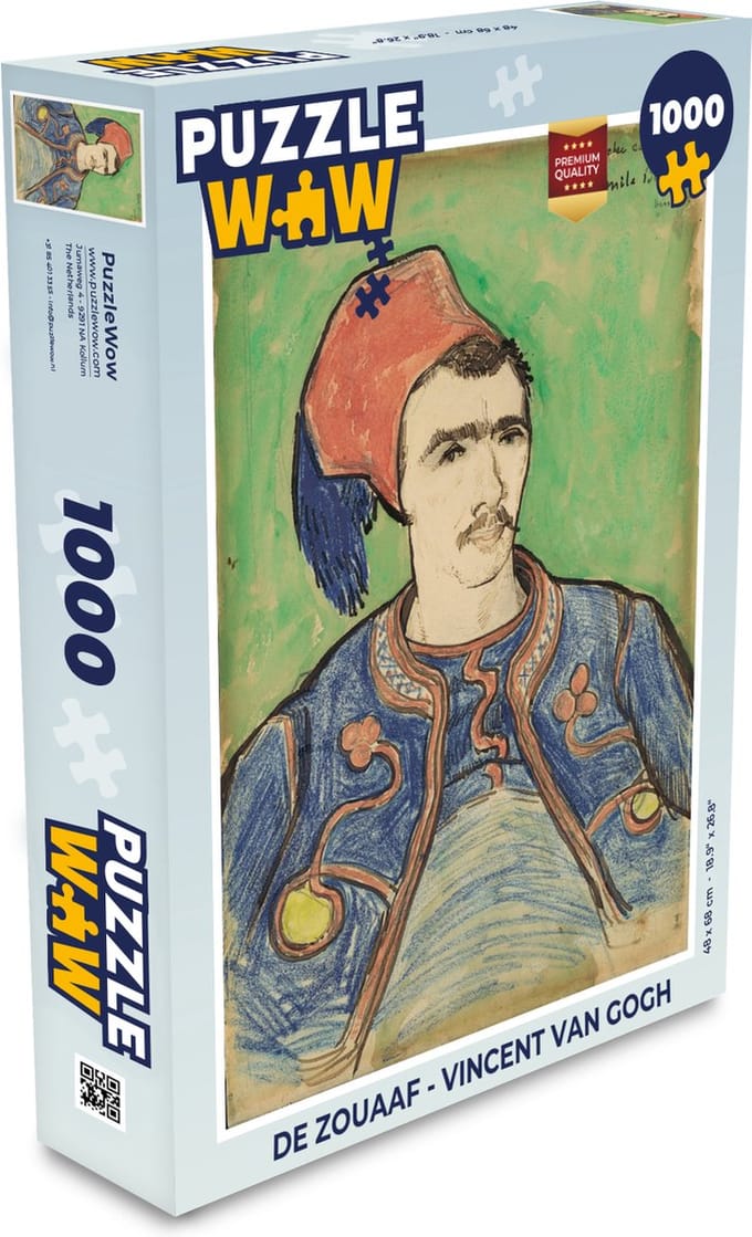 Puzzel De Zouaaf - Vincent van Gogh - Legpuzzel - Puzzel 1000 stukjes volwassenen