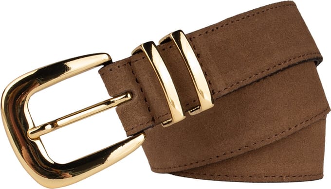 Legend Dames - Leren riem - Taupe - 80cm