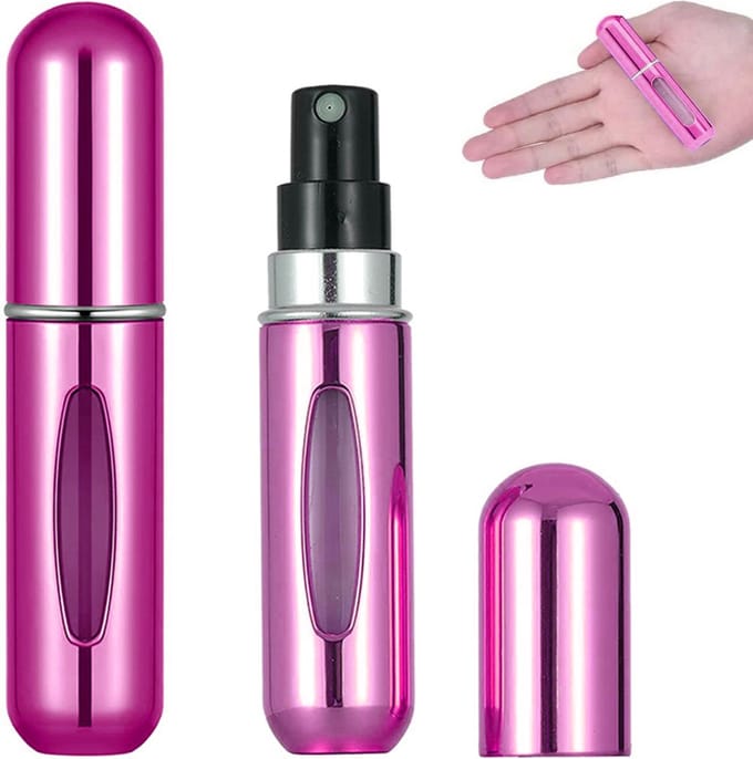 Reisverstuiver Parfumdispenser - Atomiser flesje voor onderweg - 5 ml - Roze