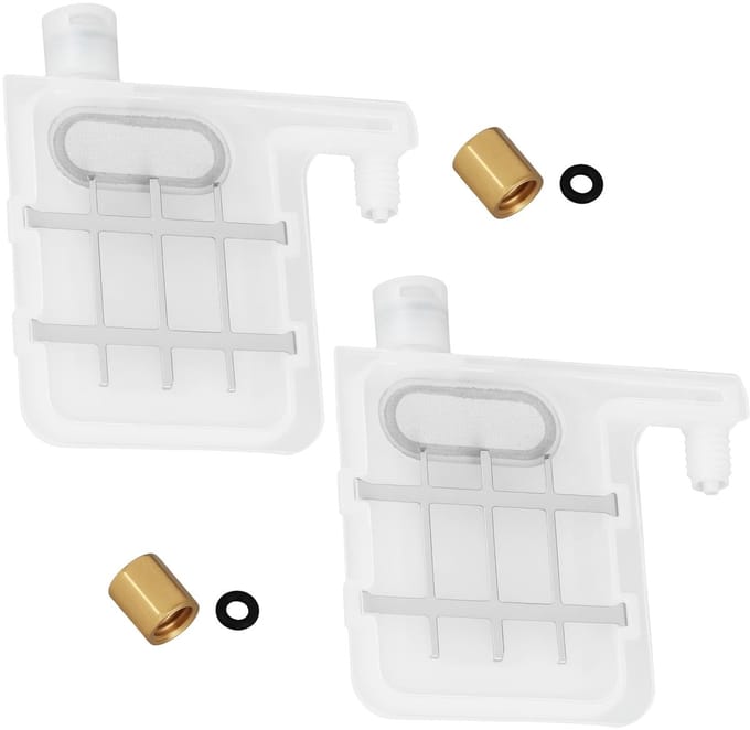 Dailygoods- Netwerk Demper - Schokdemper - 2 Stuks - Messing Moer - Plastic Schaal - Dubbel Netontwerp