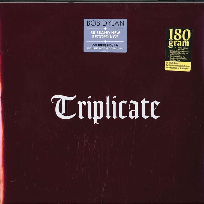 LP BOB DYLAN - Triplicate 88985413501 Columbia, Sony  2017 Europa Folk gray