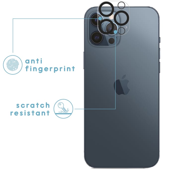 imoshion Camera Lens Protector - Geschikt geschikt voor Apple iPhone 12 Pro - 2 Pack